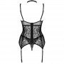 LIVCO CORSETTI FASHION GIELLANDRA FOR THE SENSES COLLECTION CORSET PANTY NEGRO