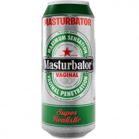 ALIVE MASTURBADOR MASCULINO VAGINA LATA CERVEZA